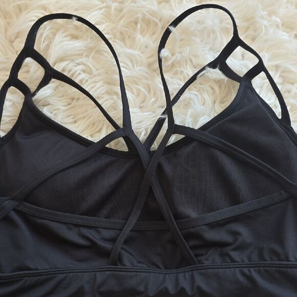 BCG Black Double Strap Sports Bra - Picture 4 of 5